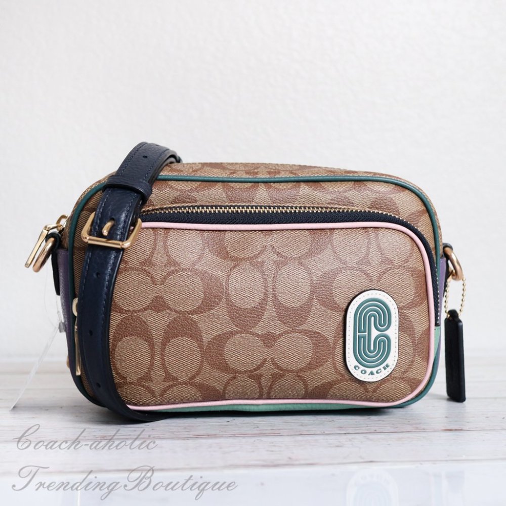 NWT Coach Court Crossbody in Signature Nylon